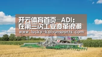 开云体育首页-ADI:在第三次工业变革浪潮中 用两大战略服务中国市场(图2) 开云体育首页
